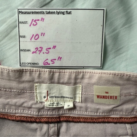 Anthropology The Wanderer Utility Cargo Pants- Size 27 - Picture 7 of 7